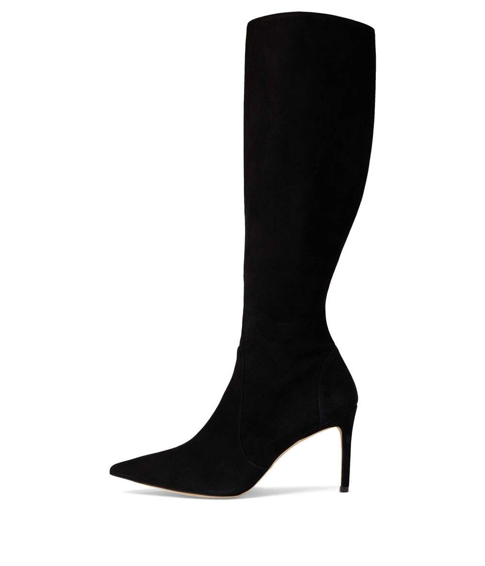 STUART WEITZMAN STUART 85 KNEE HIGH ZIP BOOT BLACK 11 B